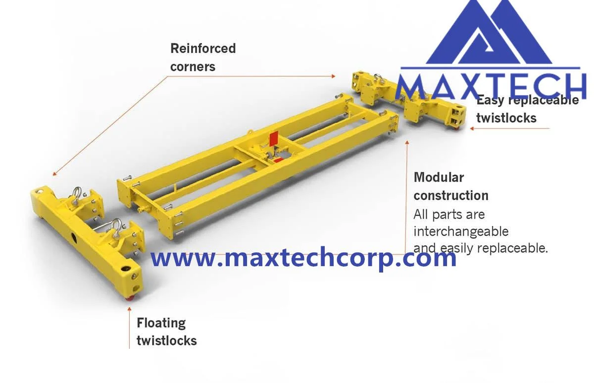 40FT Semi-Automatic Container Lifting Beam ISO Container Lifting