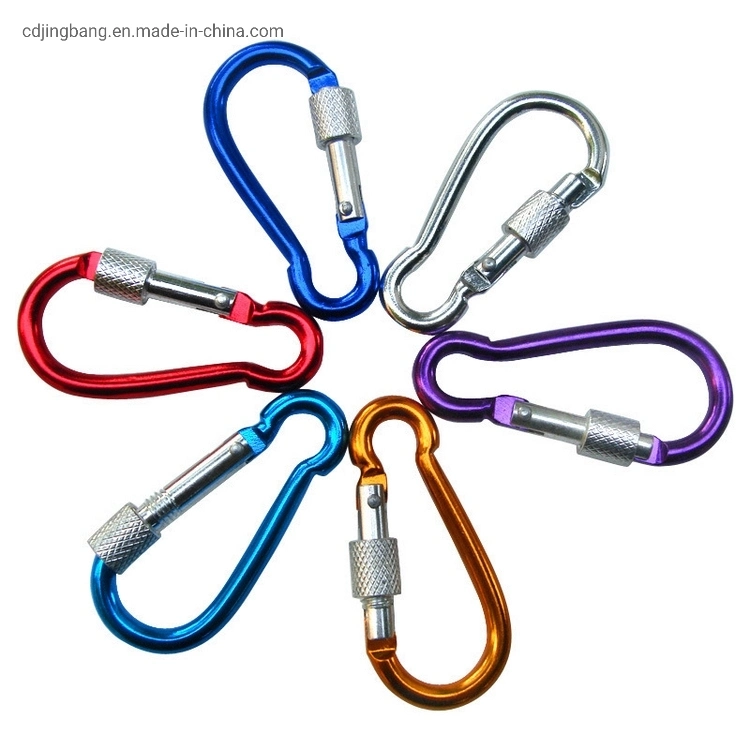 Cheap Mini 4cm D Shape Flat Wire Gate Carabiner Clip