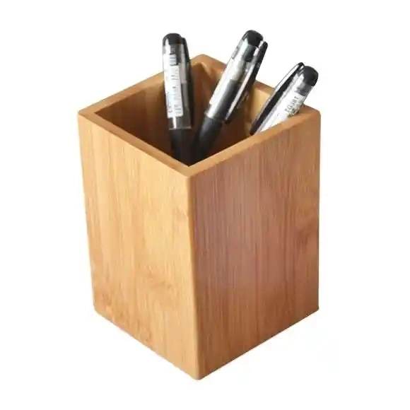 Px Supplier Customized Kinds of Bamboo Pen Holder and Pencil Box