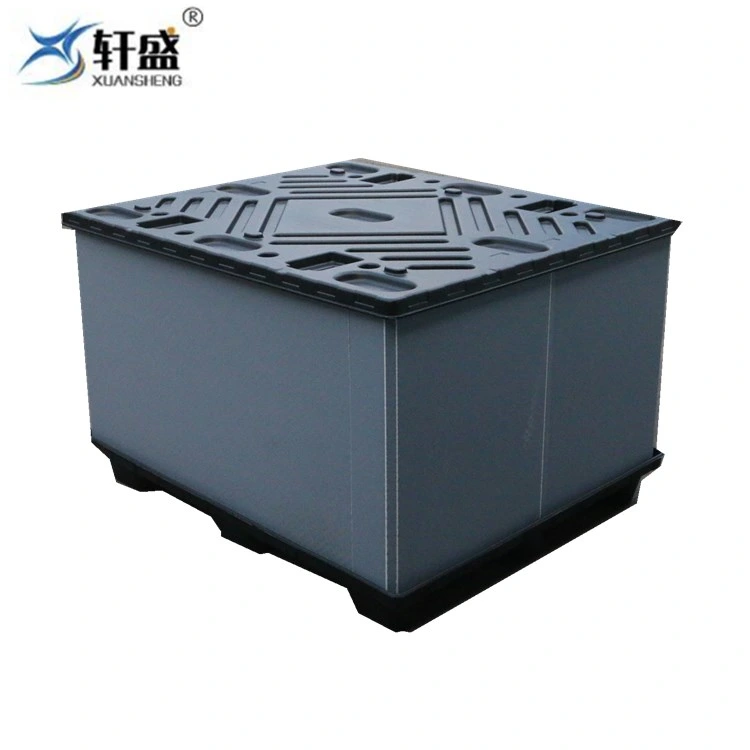 Warehouse Storage Box Reusable Sleeve Box Plastic Pallet Bin