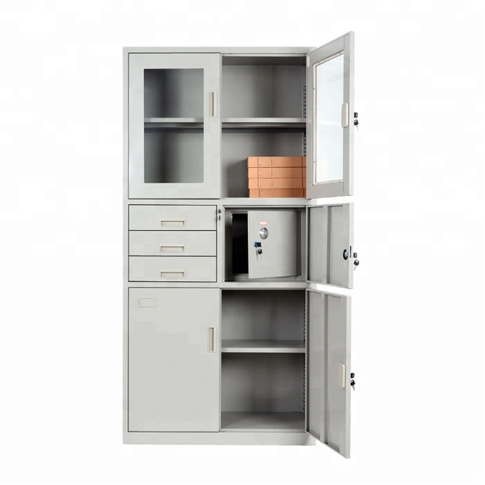 Modern Safety Movable Locking Storage Filling 6 Drawers Steel File Cabinets