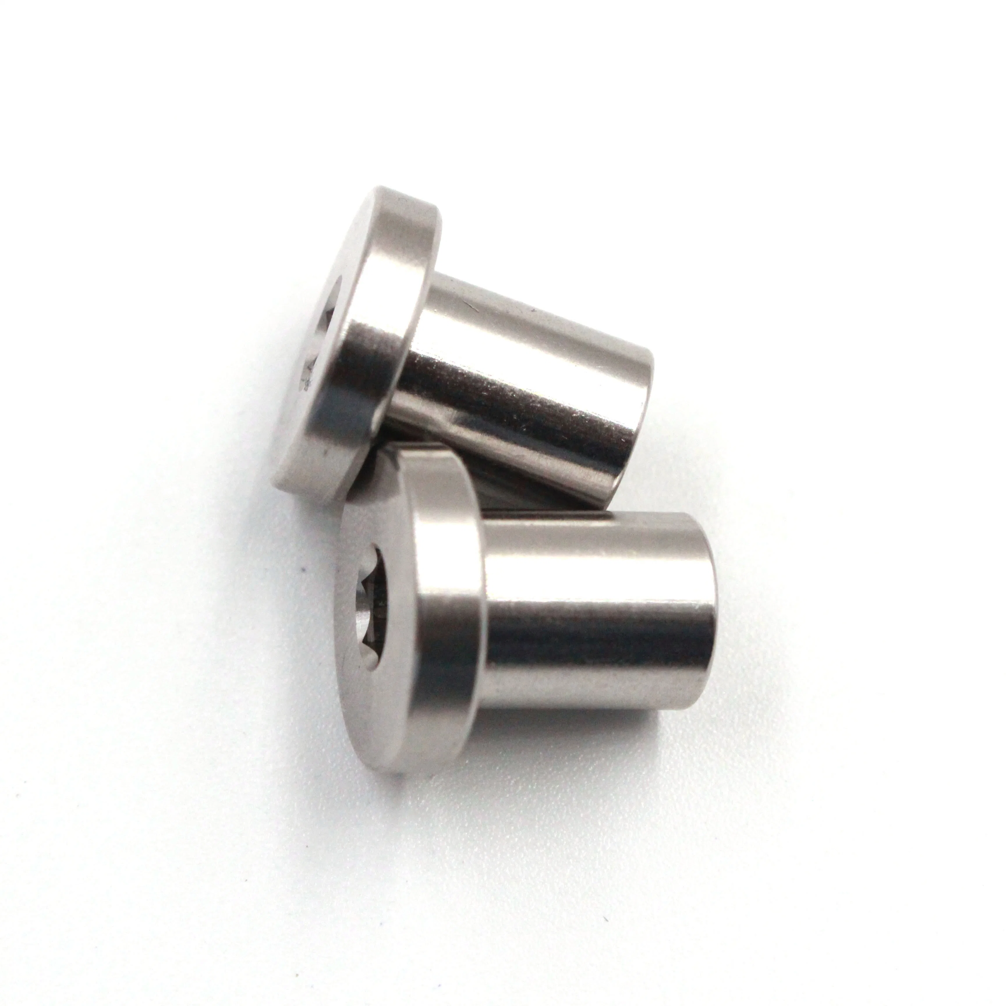 Stainless Steel Hexagon Flat Nut Inner Thread 25mm Flat Head Sleeve Barrel Nut Allen Socket Sleeve Nut