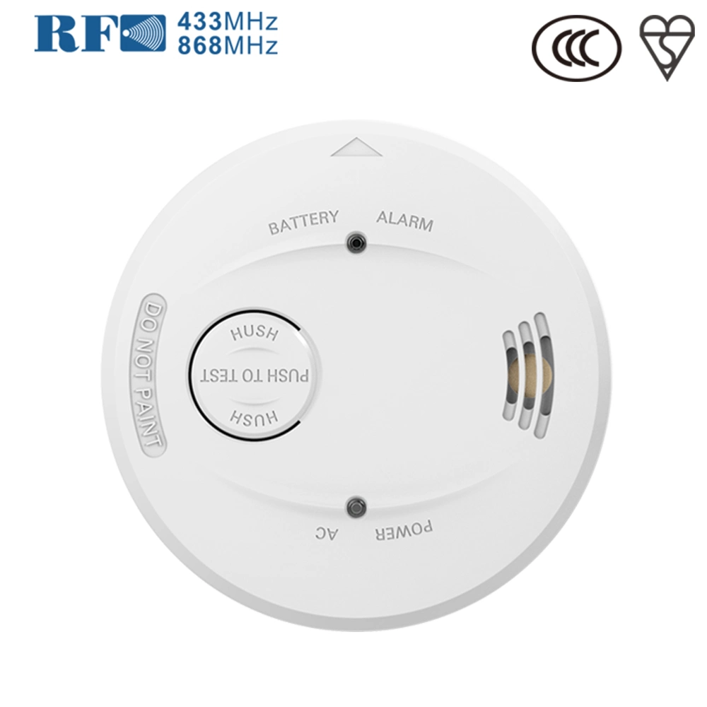 AC and DC 9V Battery Bsi Ce Smoke Alarm