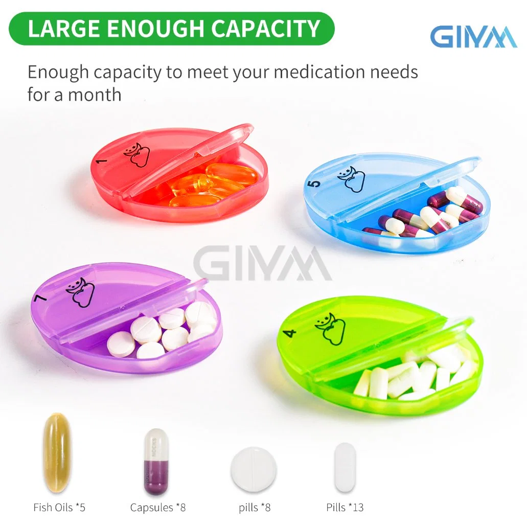 Monthly Pill Organizer 2 Times a Day, Extra Large Month Medicine Organizer, Daily Pill Box Organizer 28 Days for Vitamin Fish Oil Supplements