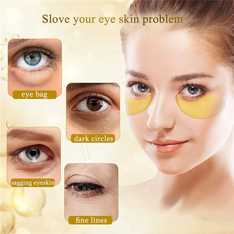 Natural Formula 24K Gold Under Whitening Hydrating Eye Patches Eye Masks