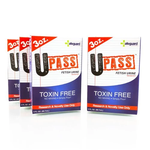 Upass Fetish Urine USA Stock Toxin Free U-Pass Synthetic Value Pack 3oz