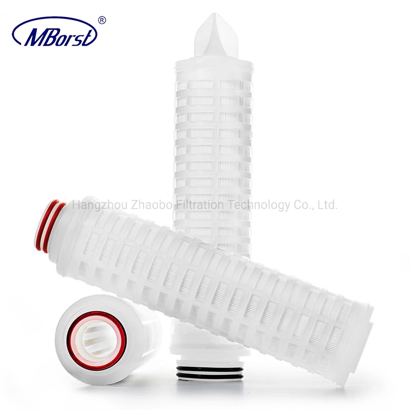 OEM/ODM Absolute Fiberglass Pleated Filter Cartridge for Hydraulic Oil Filter Air Filter Industrial Chemical Plant with 0.22/0.45 Micron 222 226 Adapter Code 7