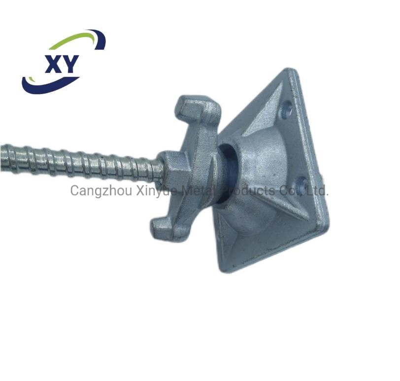 Scaffold Square Round Anchor Formwork Fastener Scaffolding Casted Plated Construction Tie Rod Casting Ductile Iron Wing Swivel Nut for Formwork Concrete