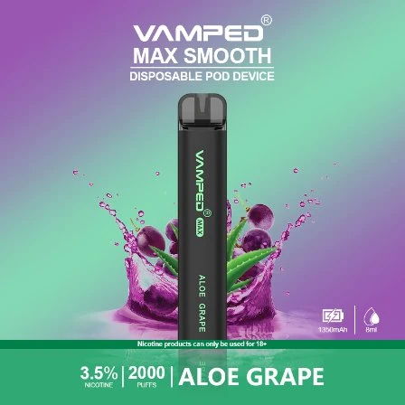 Best Cheap Factory Supplier Vamped Max 2000 Puffs Bar E Cigarette 5% Electronic Cigarette Disposable Vape Stick