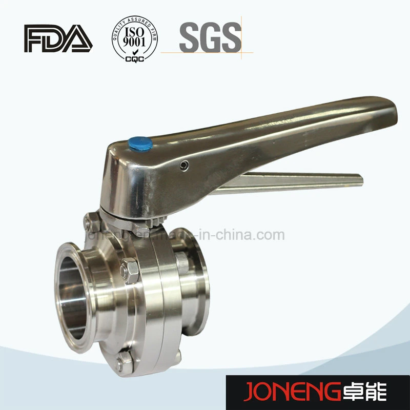 Stainless Steel Hygienic Clamped/Flanged Butterfly Valve (JN-BV2006)