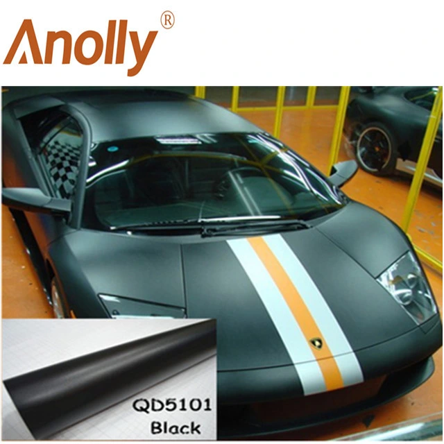 Anolly New Color Black Air Bubble Free Pearl Metal Vinil Rolle Chrome Aufkleber Auto Vinyl Cover Car Wrap