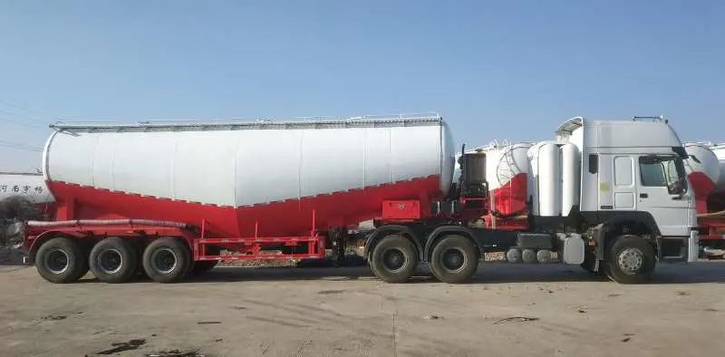 3 Axle Bulk Cement Transportation 45 Cbm Uzbekistan Market