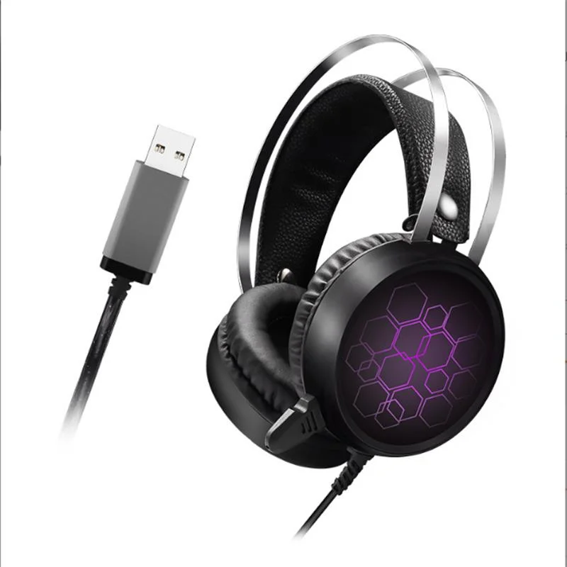 Wired USB7,1 Gaming auricular competitivo auricular para ordenador