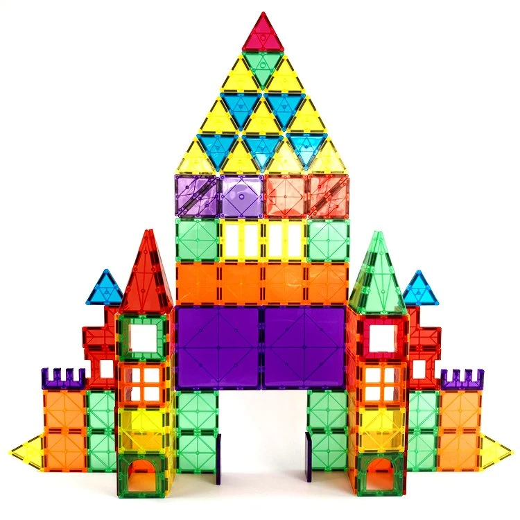 Magnetic Blocks Tiles Building Blocks Plastic Educational Toys for Kids