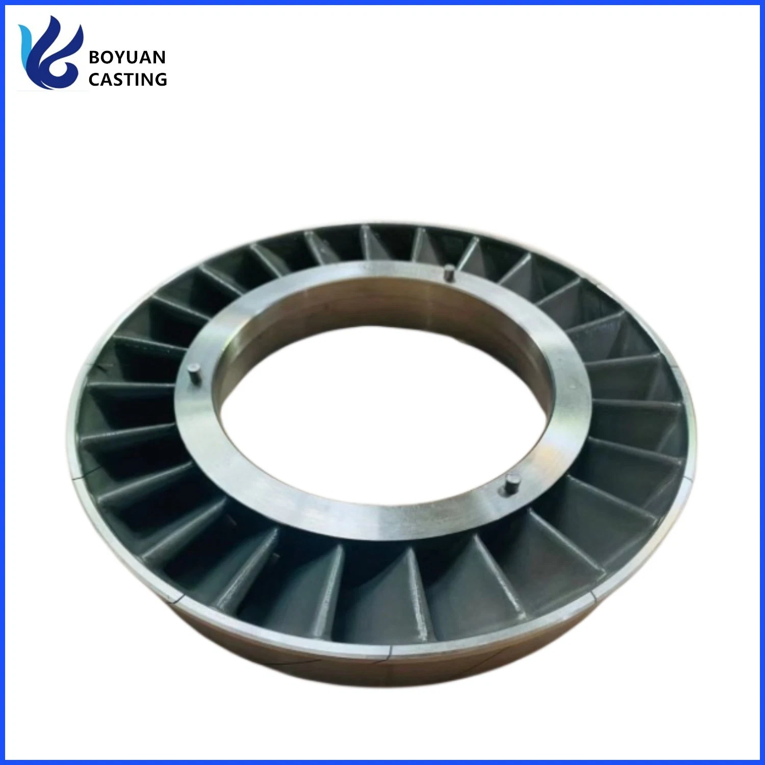 Lost Wax Precision Casting Superalloy Nozzle Ring Used for Locomotive and Marine Turbocharger