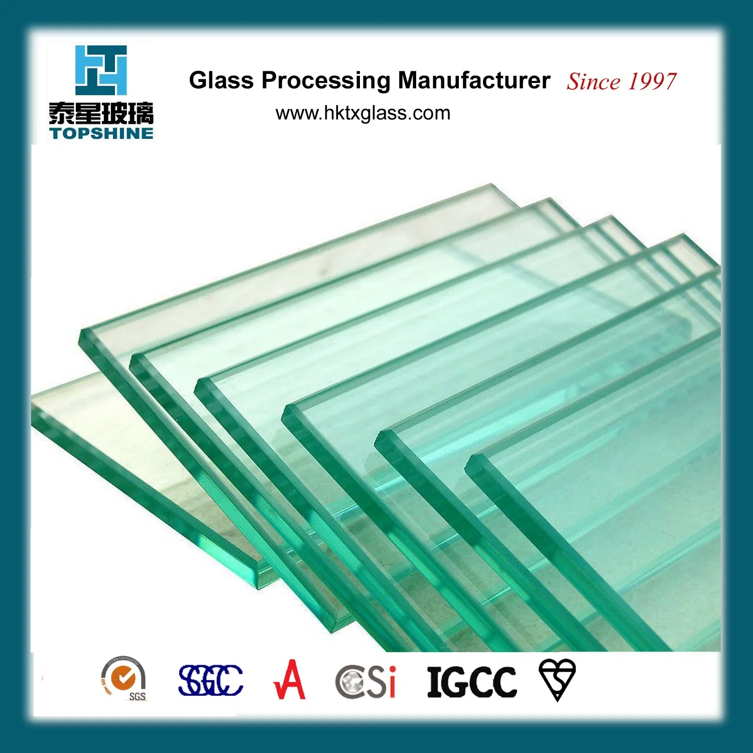 Safety Tempered Glass for Building and Furniture