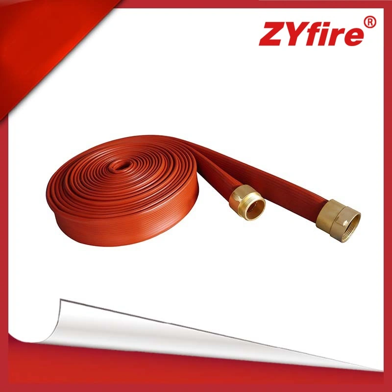 Zyfire Factory Fire Hose Lay Flexible Rubber Flat Hose with BS6391 Certification