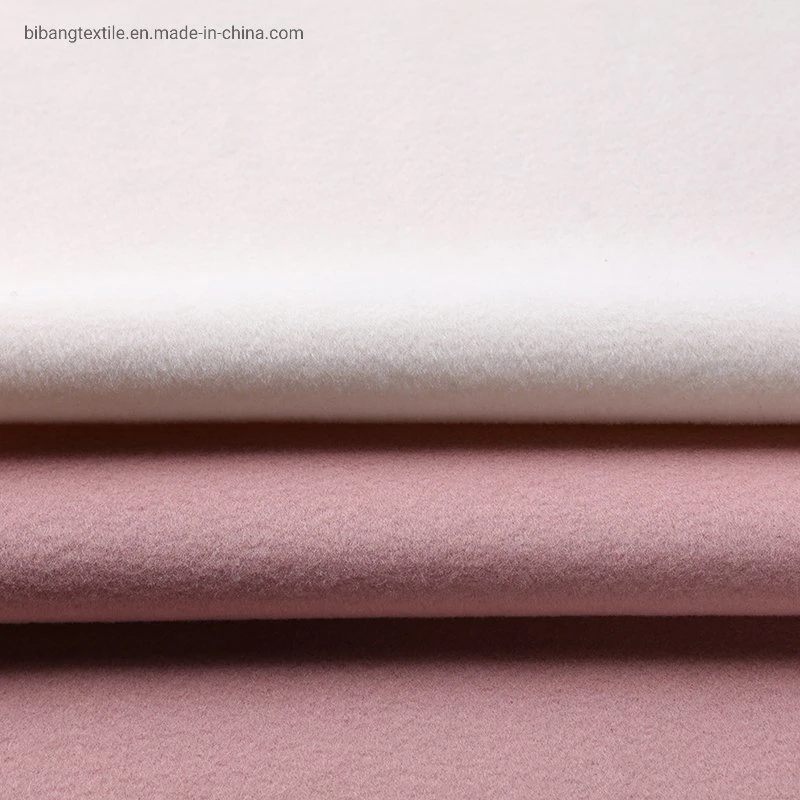 Wholesale/Supplier Cheap Double Side Cashmere Wool Brush Polyester Fabric for Coat Use