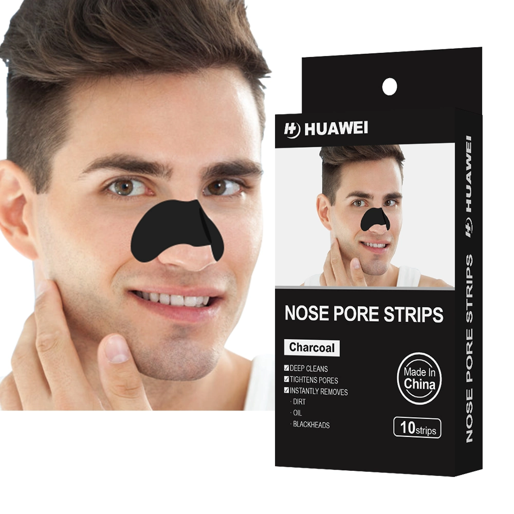 Huawei Bamboo Activated Charcoal Peeling off Nose Mask Blackhead Remover Mask White Nose Cleaning Pore Strips