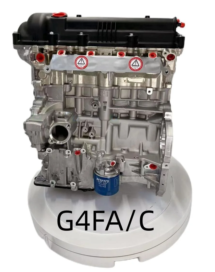 محرك G4FC كتلة طويلة 1.6L vvt Bare مجموعة المحرك لهيونداي. I30 I20 KIA K2 مجموعة محركات قطع غيار السيارات للبيع الساخن