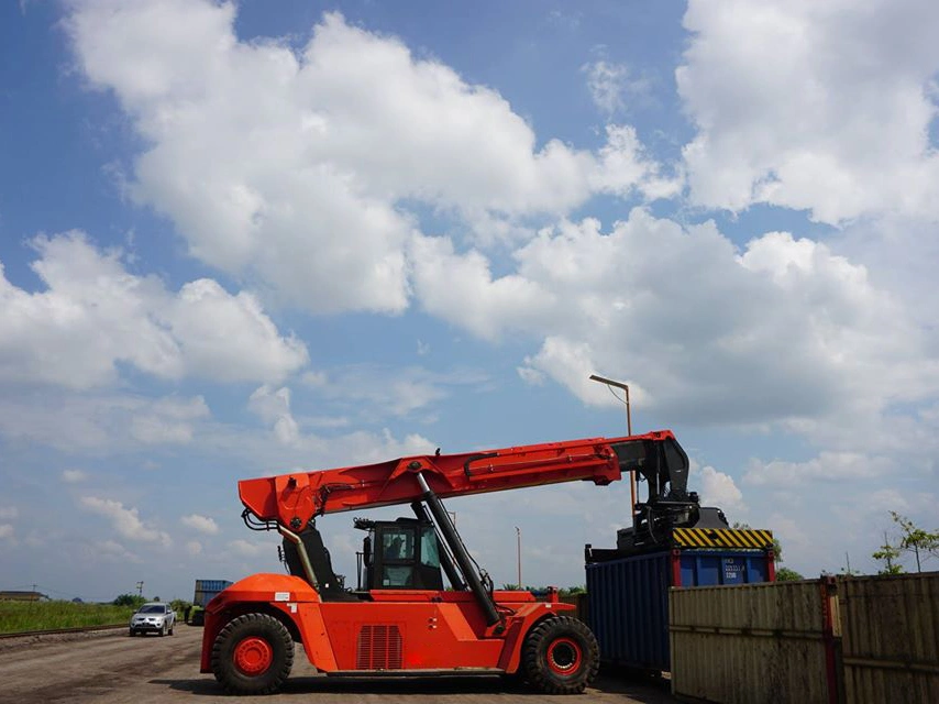 Porte-conteneurs électriques Xch907e pour grue à gerbeurs à vide