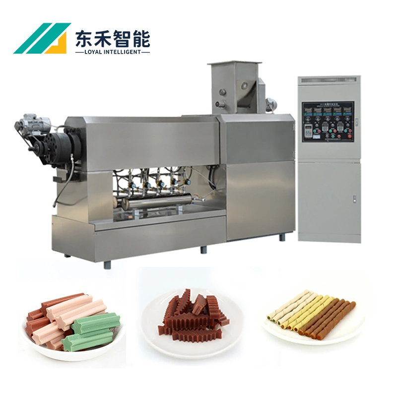 Dog Chew Machine Animal Food Pellet Machine for Dog Chewing Gum Production Line Pet Treats/Dog Chew Food Processing Line