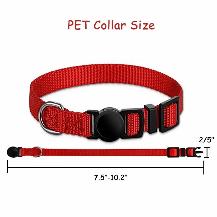 Verstellbare Breakaway Haustiere Katze Perros Solid Collar ID Kragen Nylon Weiche Identifizierung Bunte Kitty Welpen Hund Halskette