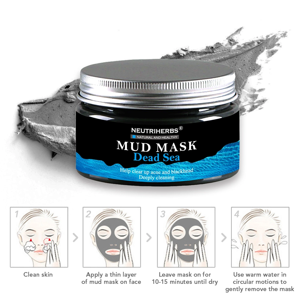 Wholesale Low MOQ Dead Sea Remove Blackhead Facial Mud Mask