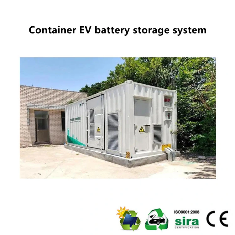 Container EV Charger with Rechargeable Battery