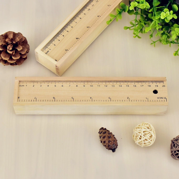 Custom Stationery Eco-Friendly Fancy Wooden Pencil Box