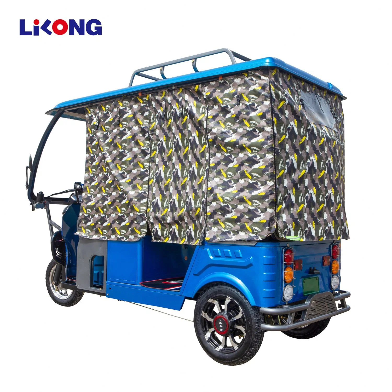 Lilong Original Factory operado a bateria Auto Rickshaw Conjunto DRC