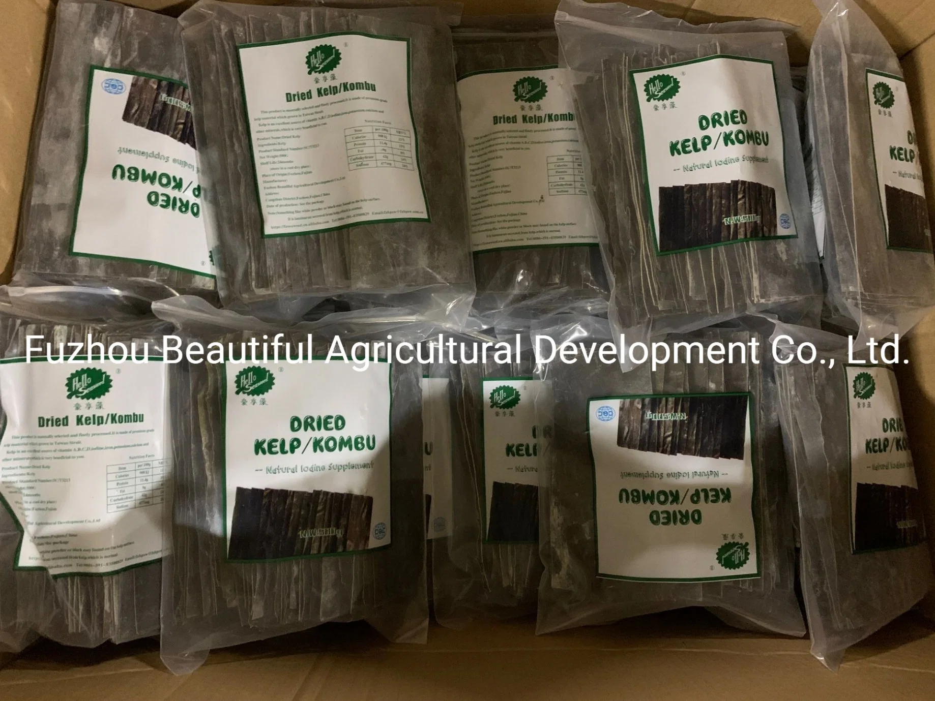 Dried Seaweed Kombu Sea Vegetable for Healthy Food