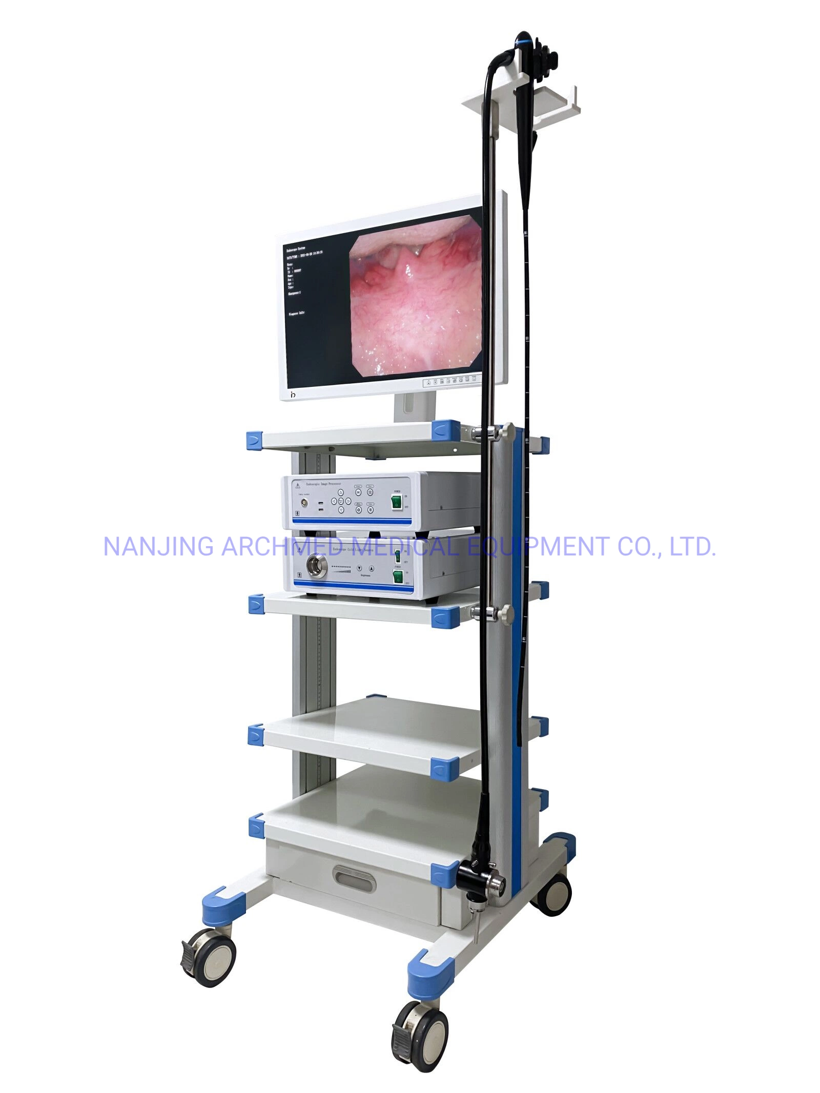 Medical Equipment Endoscope System CMOS HD Video Colonoscope Light Cold Source