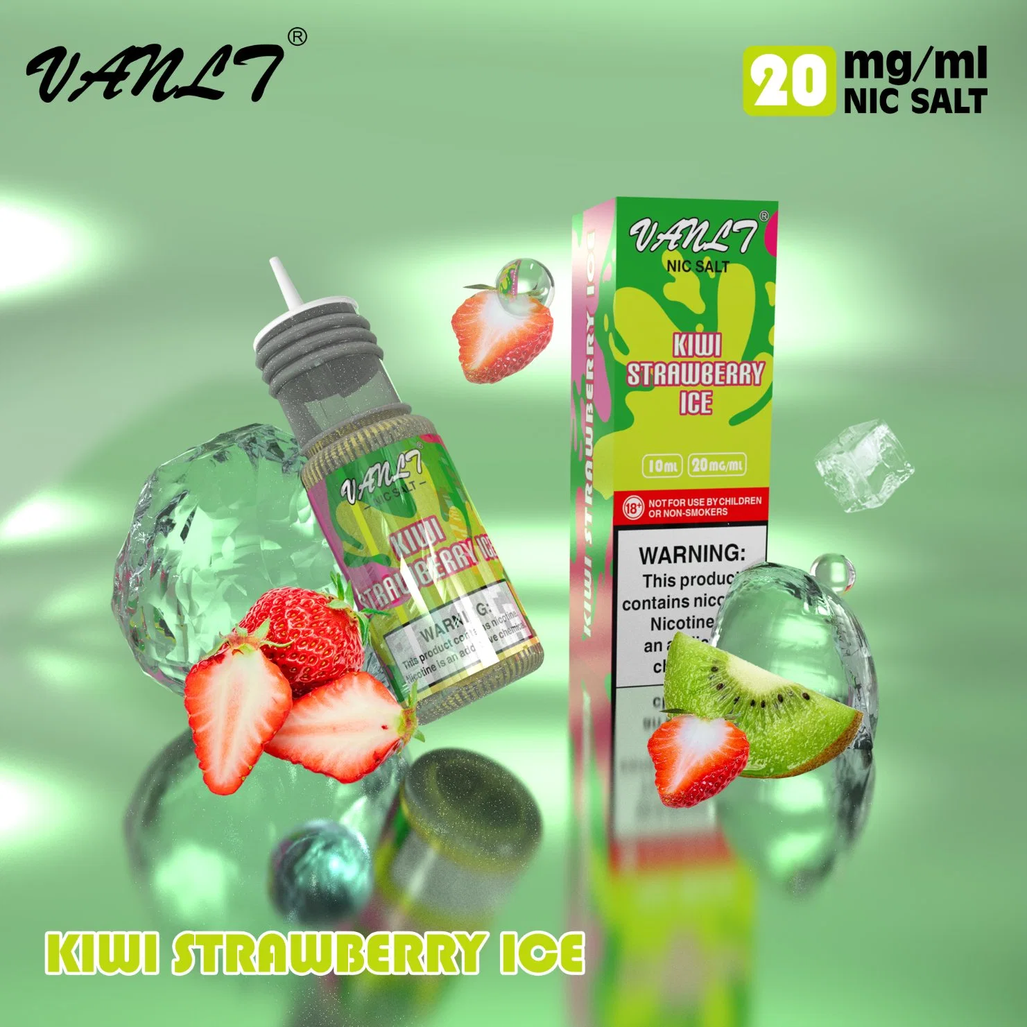 Superventas de maracuyá Guayaba Kiwi 20mg de sal de Nic Eliquid Europa 10ml Bolígrafo Vape desechables en el mercado de los vapores de POD