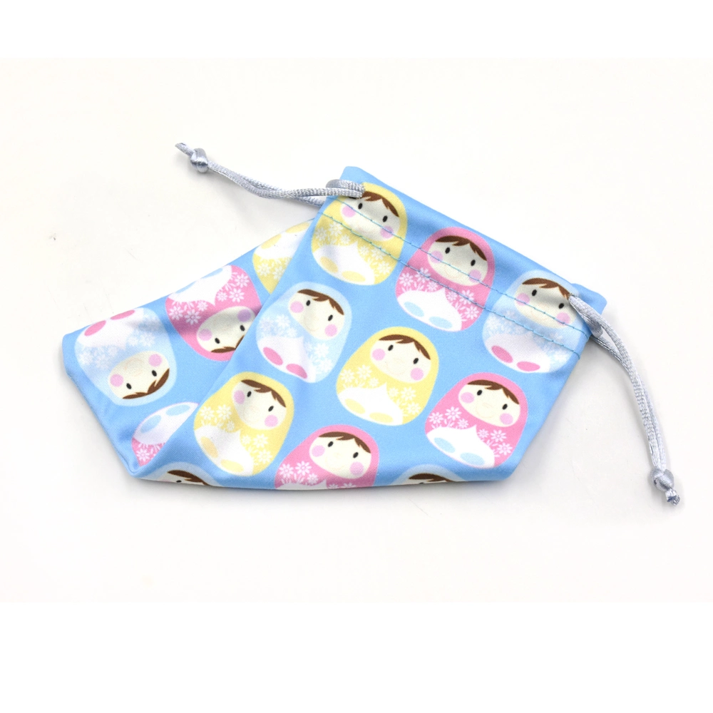 Custom Printed Drawstring Microfiber Soft Spectacl Pouch for Phone Glasses (DH-MC0315)