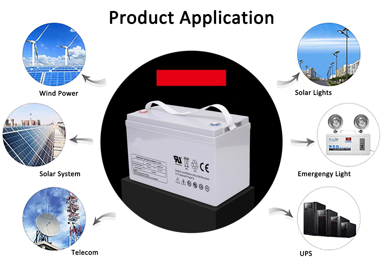 China Hot Sale bateria de gel controlador de carga solar sistema Solar Bateria de gel 200ah AGM baterias de gel solar