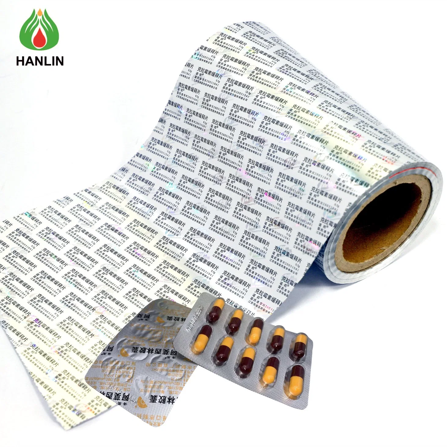 Printed Ptp Pharmaceutical Aluminium Foil Blister Packing Tablets