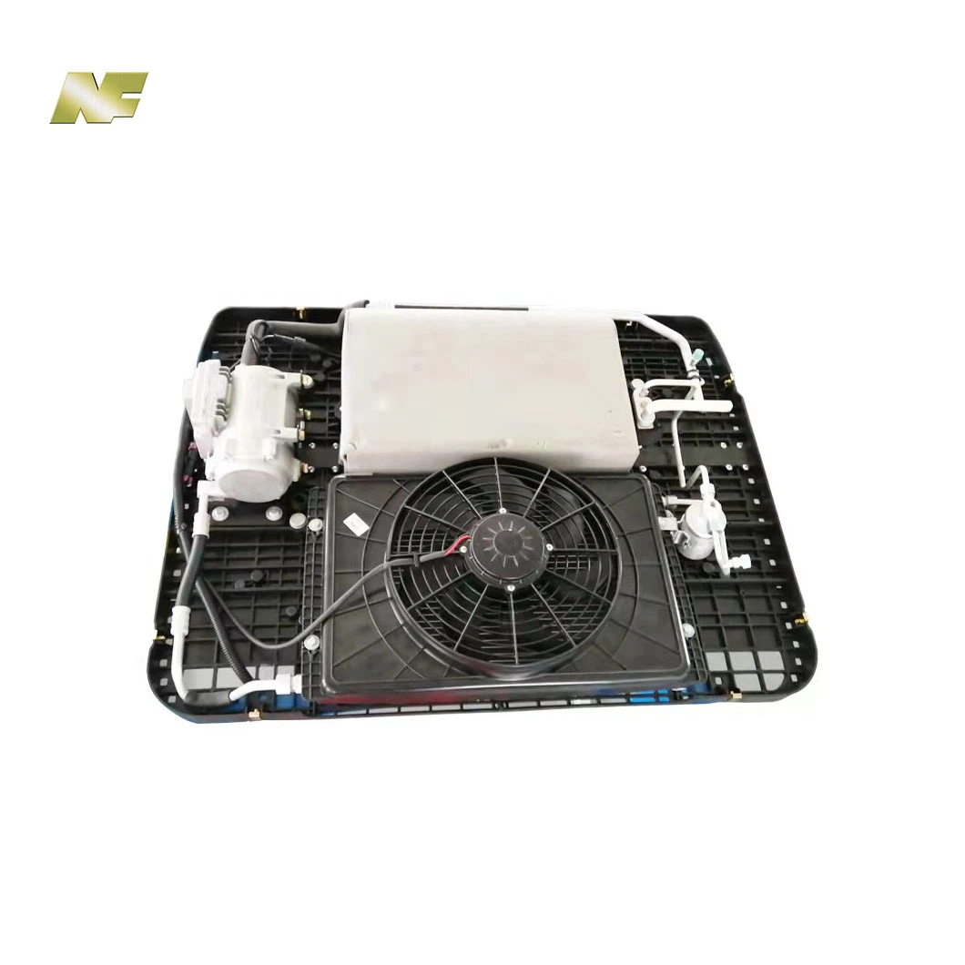 Fast Cooling 12V 24V Rooftop Car Auto Electric Parking Air Conditioner for Truck Van