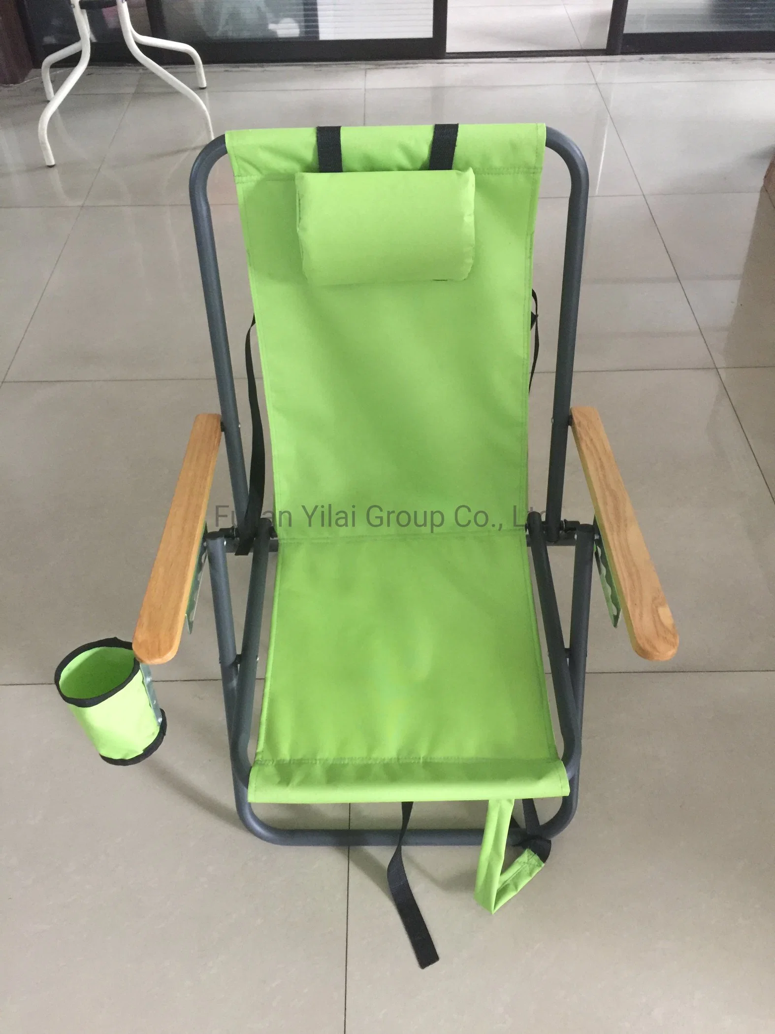 Outdoor Leisure Aluminum Lightweight Portable Folding Beach Chair