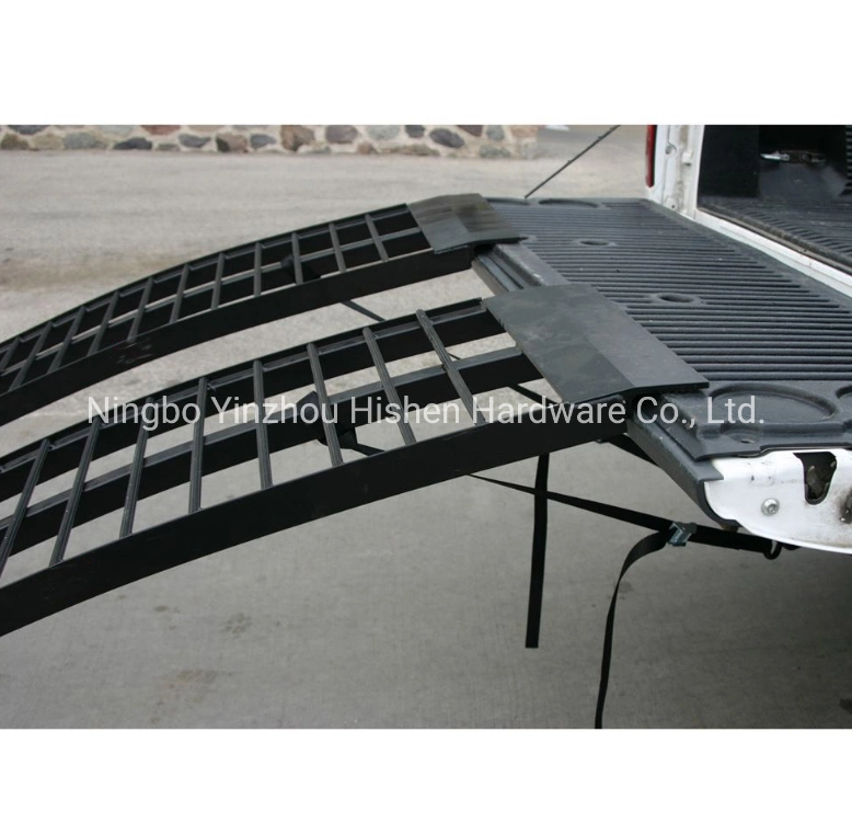 Aluminum Extra-Wide 4-Beam Arched Dual Runner Folding ATV Ramps