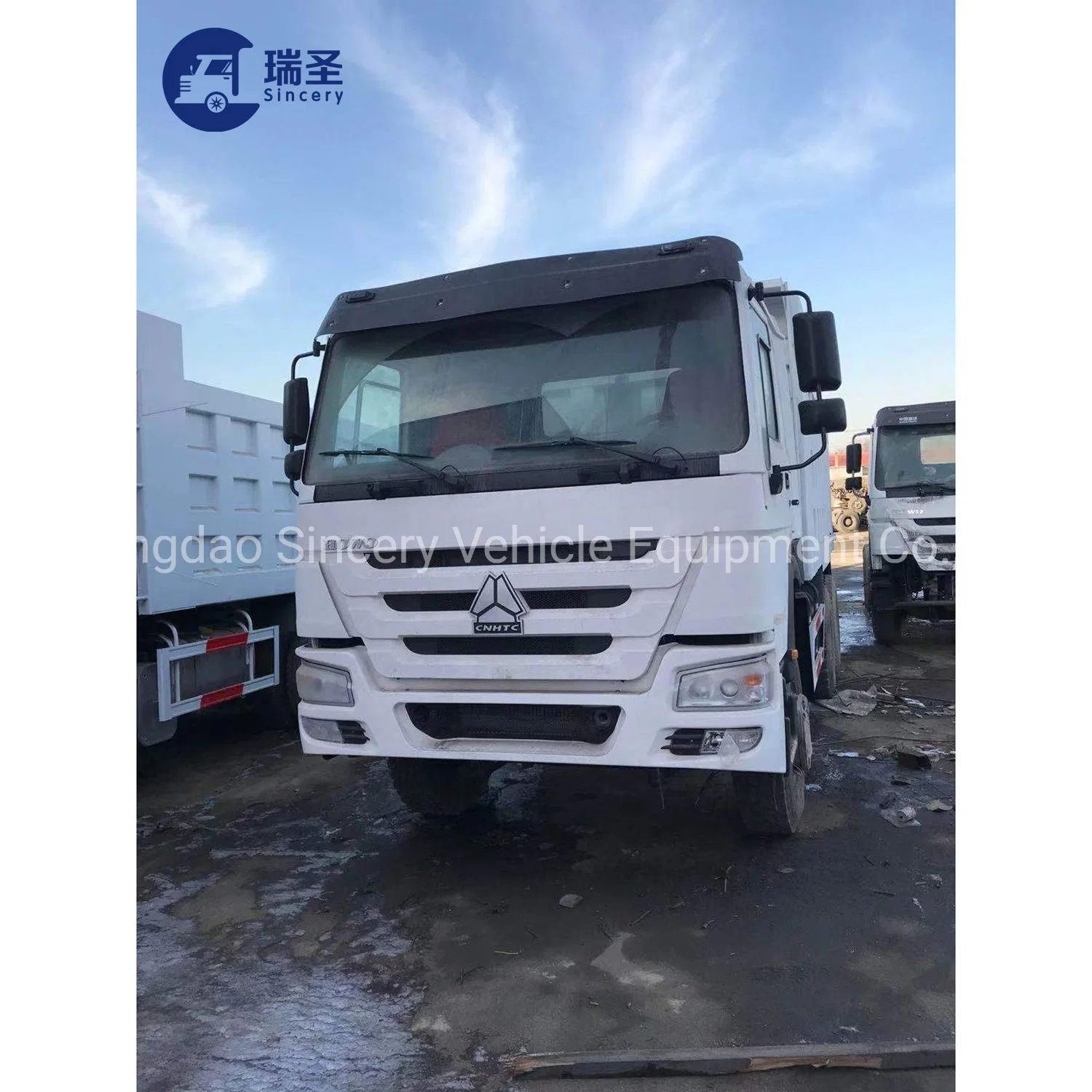 Usado Truck Qualidade bom preço para a África Sinotruk HOWO 6*4 e 8*4 371-375HP A HP Caminhão Trator Rodas 10 12 Rodas Caminhão Basculante