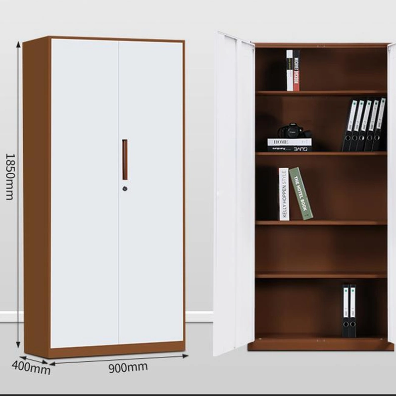 Knock Down Office Furniture Steel Filing Cabinet Documents Storage Specifications with Glass Door