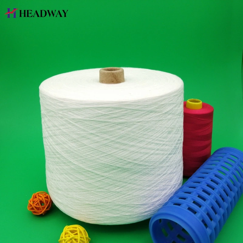 Hot Selling Spun Yarn 32/2 Polyester Yarn Ring Spun with Good Quality 100% Polyester Spun Yarn Virgin