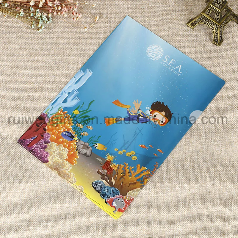 Custom Plastic Document Folder, A4 Promotional Document Holder