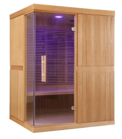 2022 nouveaux saunas finlandais avec Harvia sauna chauffage de style traditionnel Sauna sec infrarouge intérieur en bois, salle portable extérieure