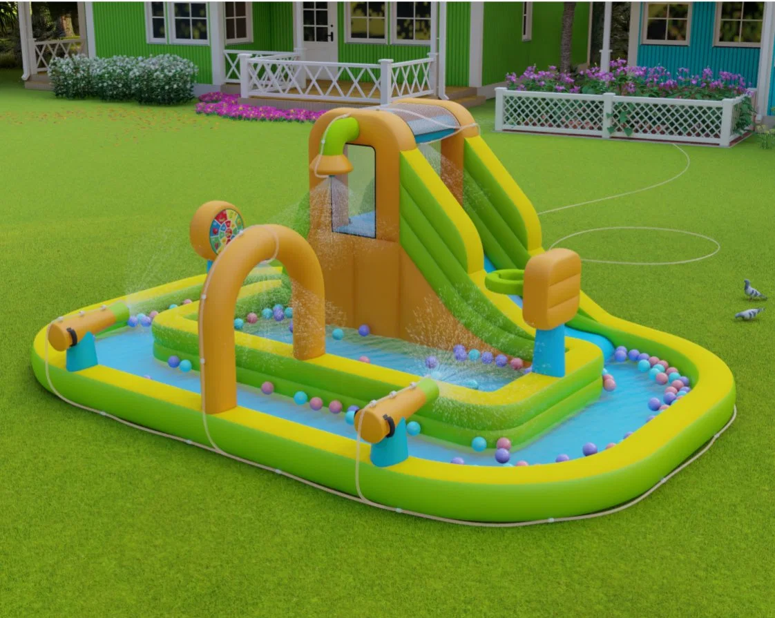 High quality/High cost performance Oxford Fabric Inflatable Water Slide Rental Water Slide