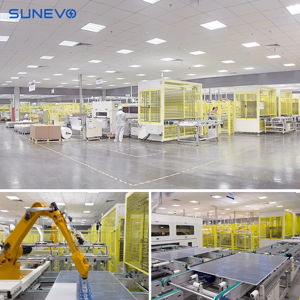 Sunevo China Manufacturer Price Black Frame Solar Panel 500W 550W 560W 580W Solar Panel System