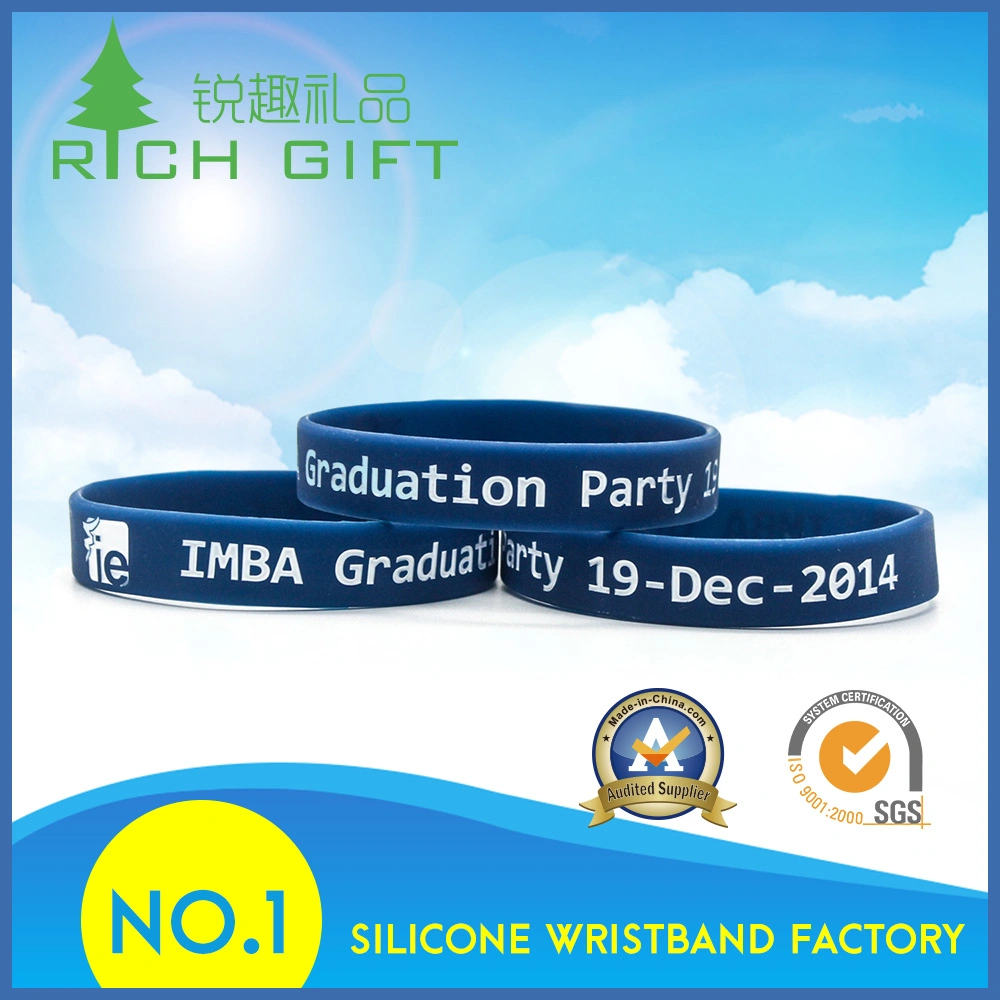 Fashion Style Silicon Wristband with Lion Head Printing