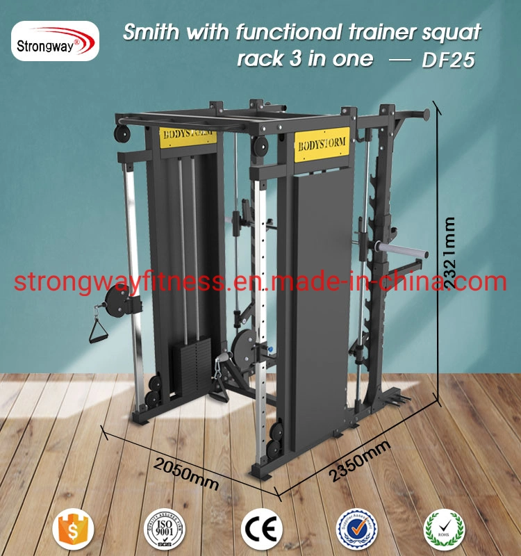 Smith Machine Cheap ginásio Equipamento dupla ajustável polia