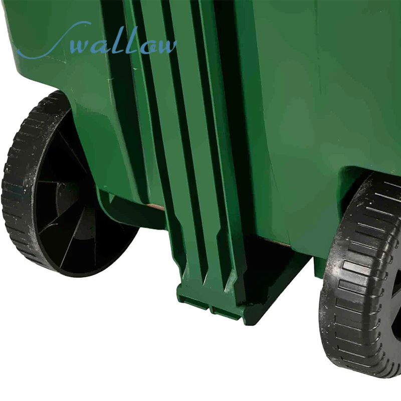 70L Plastic Trash Can Waste Bin with Pedal and Wheels for Sale - Swallow